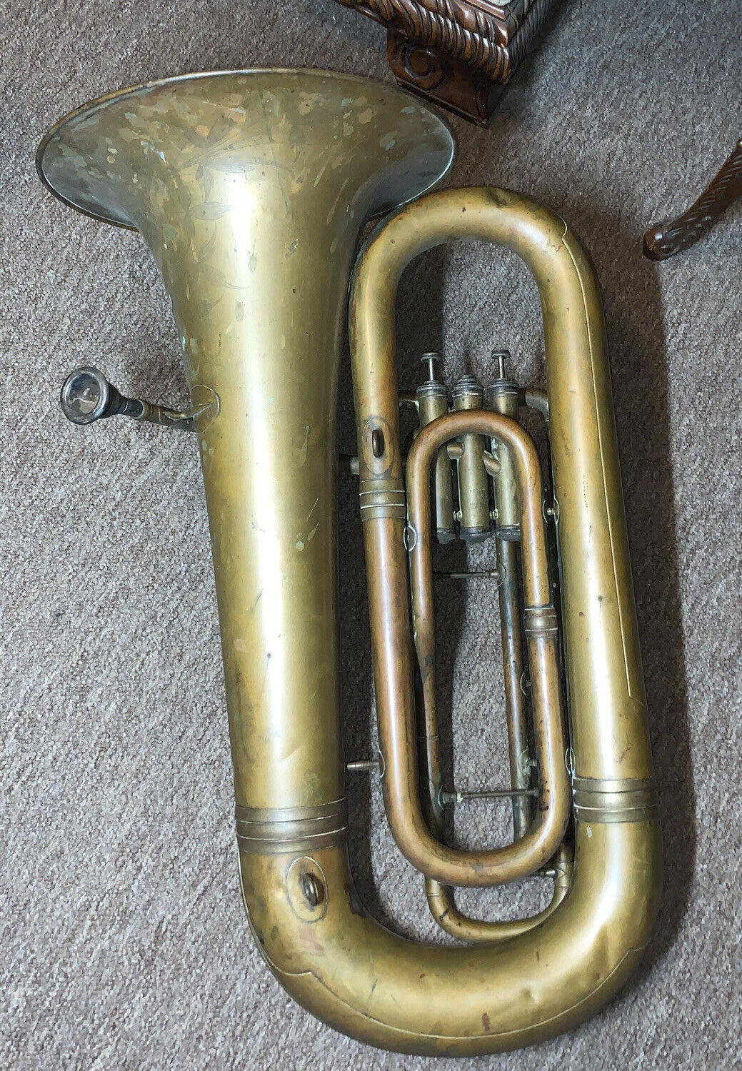 1886 Conn Brass Tuba For Repair