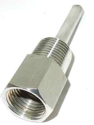 Thermowell 304ss 1/2" Fpt X 2-1/2"l X 1/2" Mtp Protection Tube Type <279er21