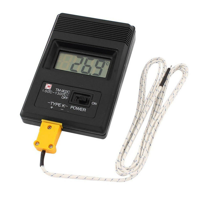 🌏 Tm-902c Digital Lcd Thermometer Temperature Reader Meter Sensor K Type Probe