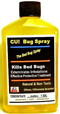 Say Bye-bye To Bed Bugs Safely Ecogreen Spray  Cubugspray  *conc. Makes One Gal.
