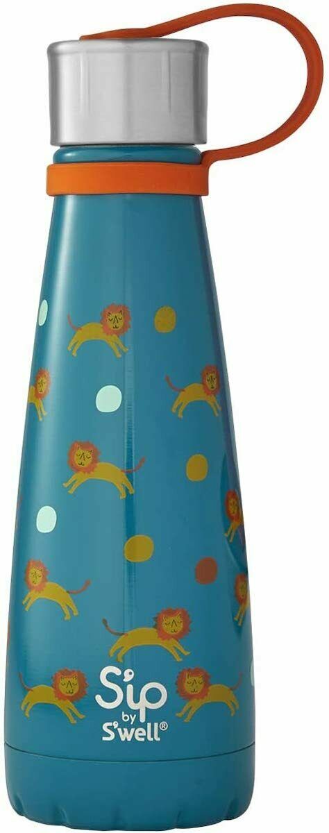 Sip By Swell Little Lions  Insulated Stainless Steel Water Bottle 10 Oz Nib S'ip