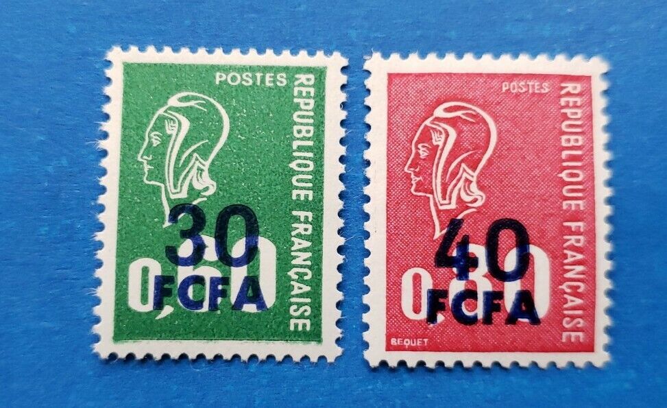 Reunion Stamps, Scott 397-398 Complete Set Mnh