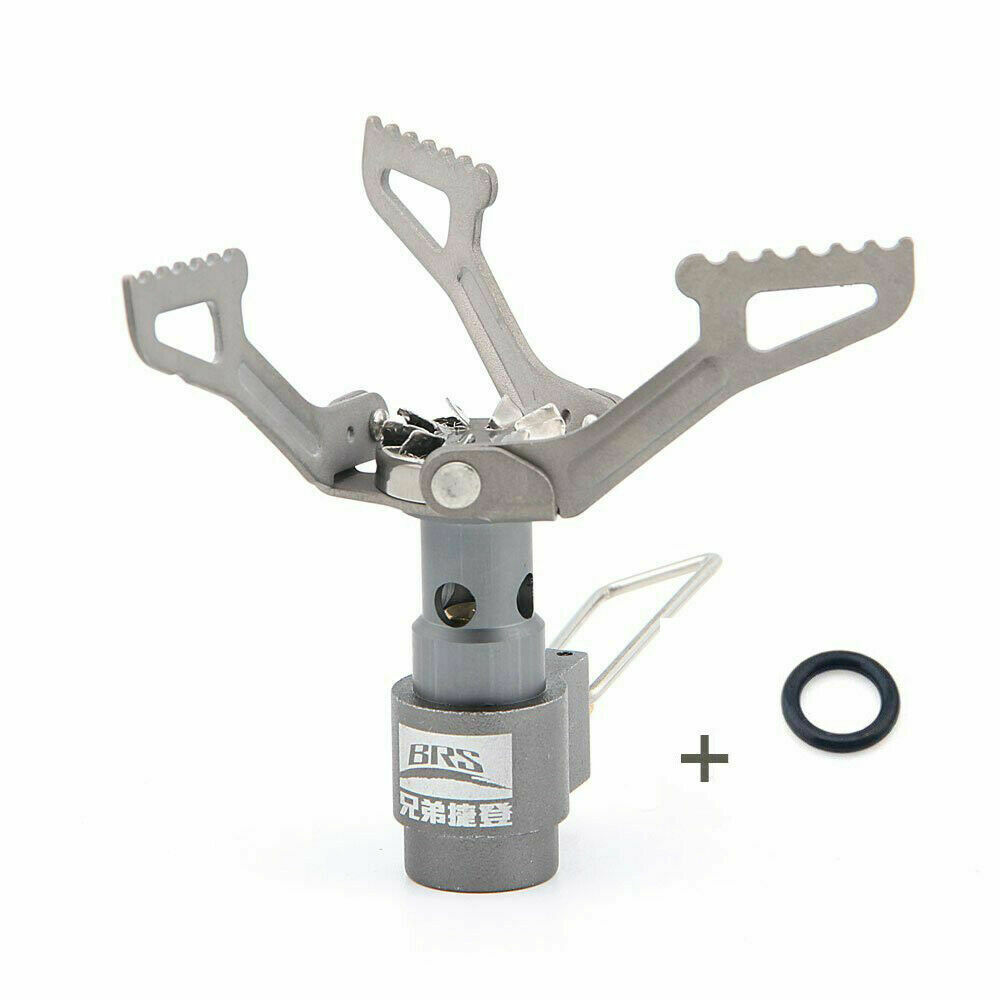 Brs-3000t Titanium Gas Backpacking Camping Stove Ultralight 25g W 1 Extra O-ring
