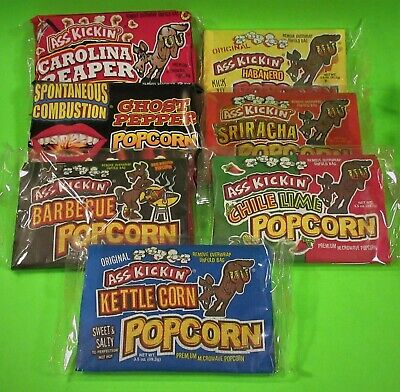 Microwave Popcorn Variety Pack - 7 Ass Kickin' Good Flavors! 3.5 Oz Bags