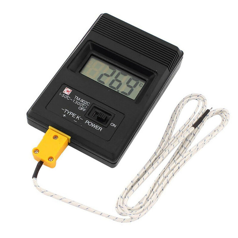 Tm-902c Digital Lcd Thermometer Temperature Reader Meter Sensor K Type Probe