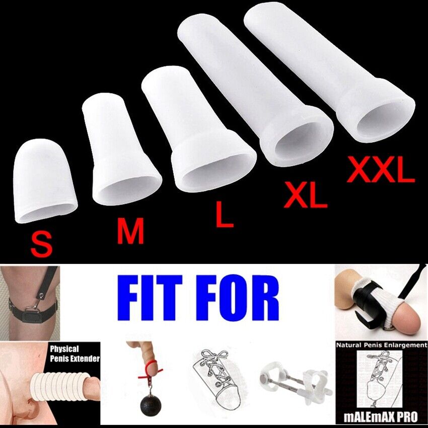 Male Penis Extender Stretcher Max Vacuum Enhancer Enlarger Silicone Sleeve Us
