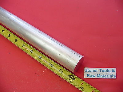 1-1/4" Aluminum 6061 Round Rod 12" Long T6511 Solid New Extruded Bar Stock