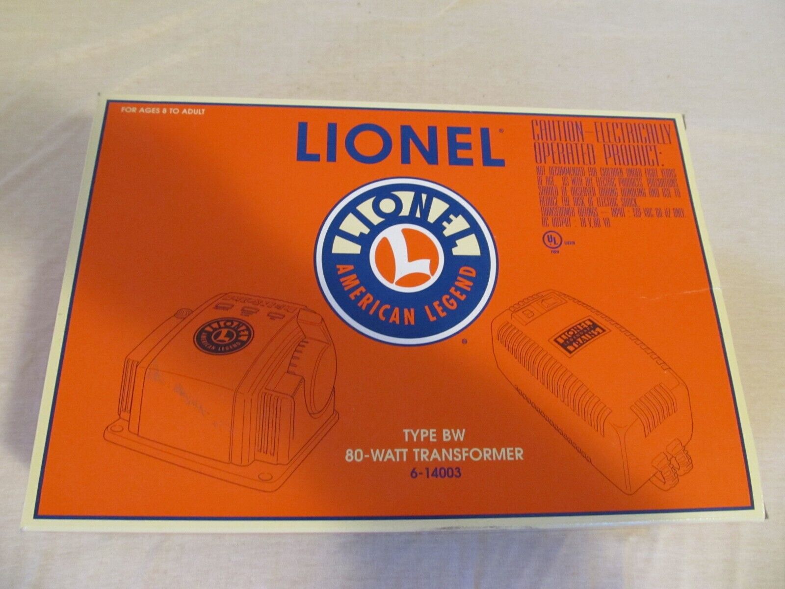 Lionel 80-watt Transformer  #6-14003
