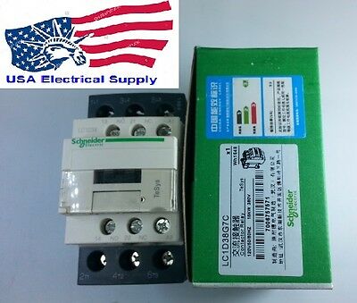 Lc1d38g7c Schneider Contactor  With Coil 120v 50/60hz