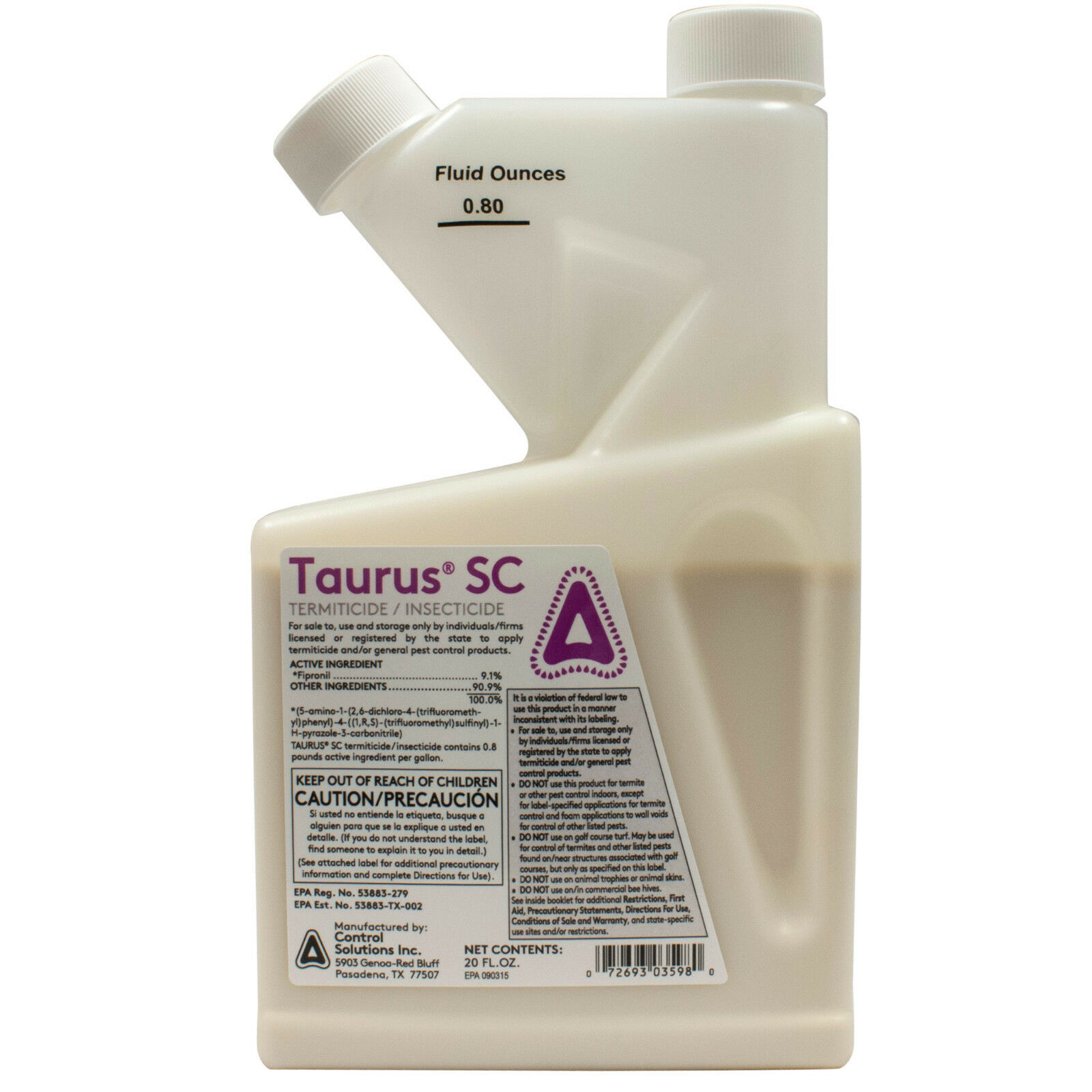 Taurus Sc Termite Spray Ant Spray - Generic Termidor - Not For Sale To: Ny,ct,in