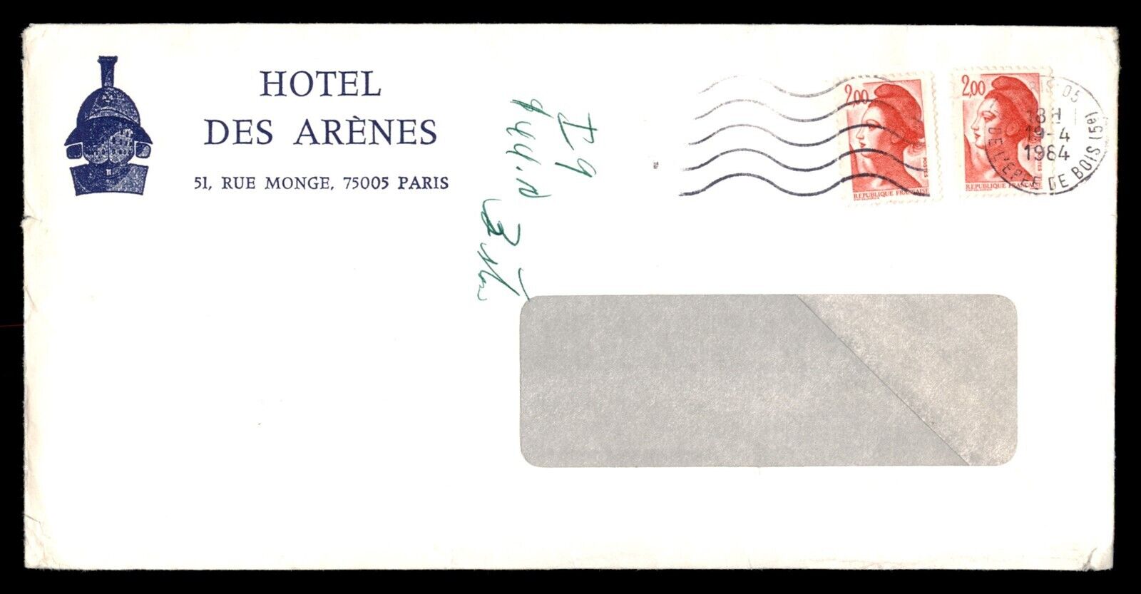Mayfairstamps France 1964 Hotel Des Arenes Liberty Women Block Cover Wwx_38033
