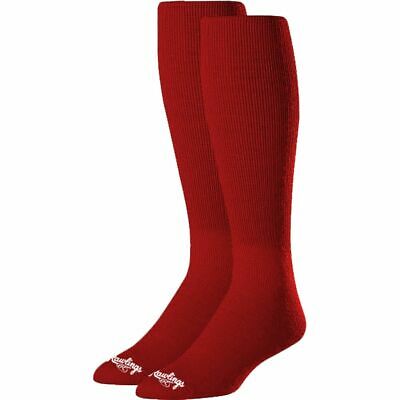 Rawlings Baseball Socks (2 Pair) Red Lg