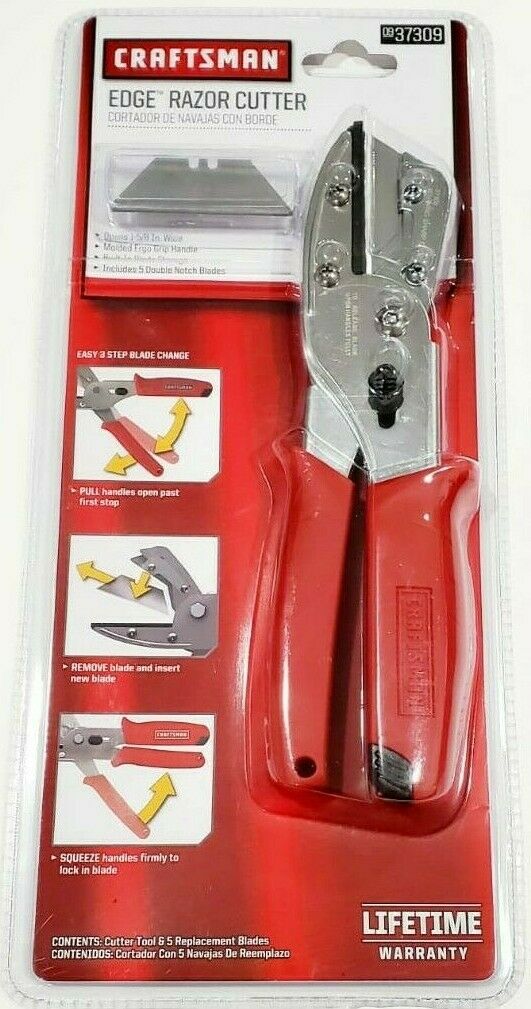 Craftsman Edge Utility Cutter With 5 Extra Blades