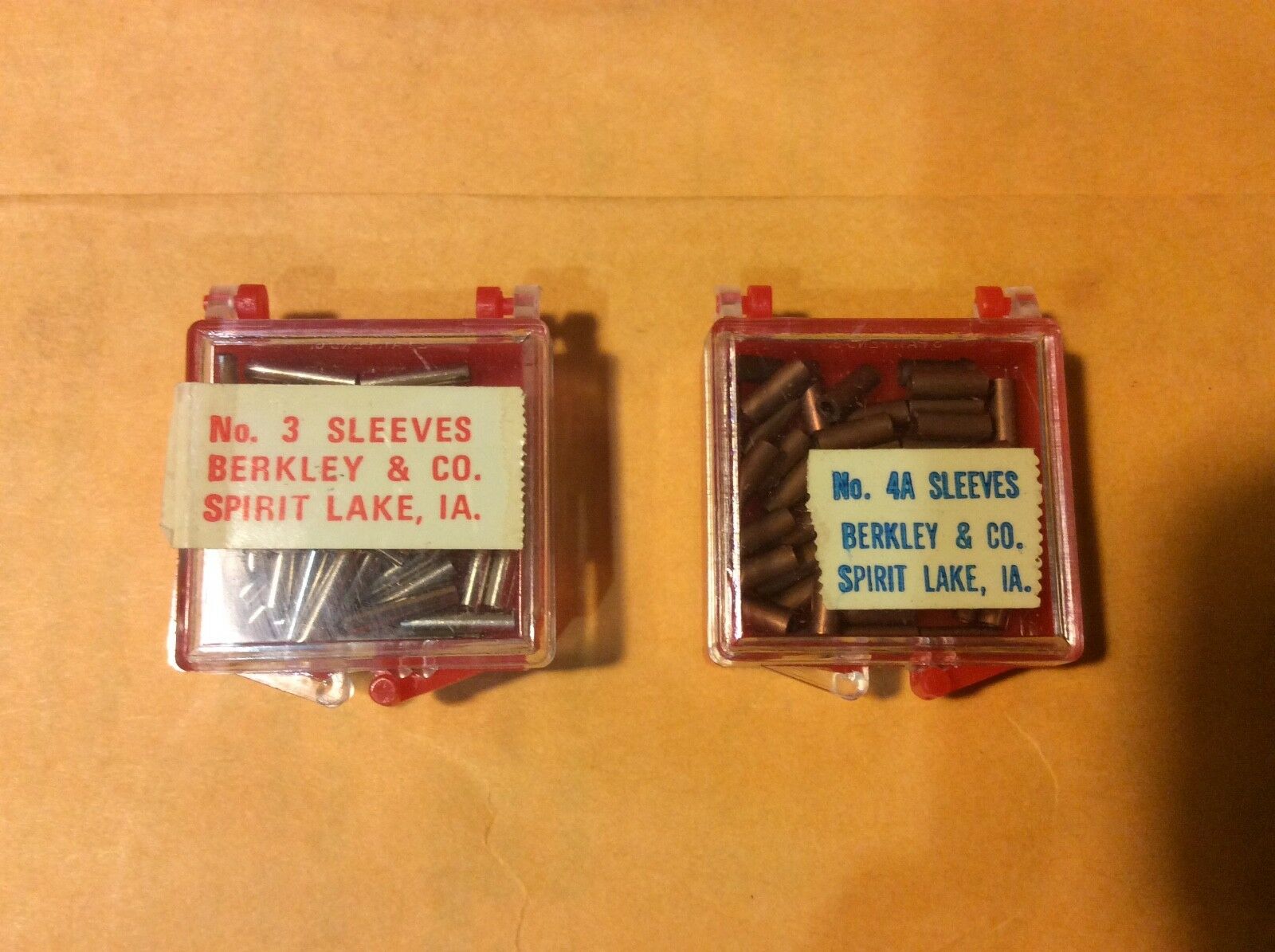 Berkley Fishing Wire Leader Connector Sleeves Size 3 Or 4a 40+ Per Package