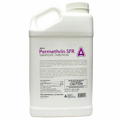 Permethrin Sfr 36.8% Termiticide Insecticide 1.25 Gallons Control Solutions Sfr