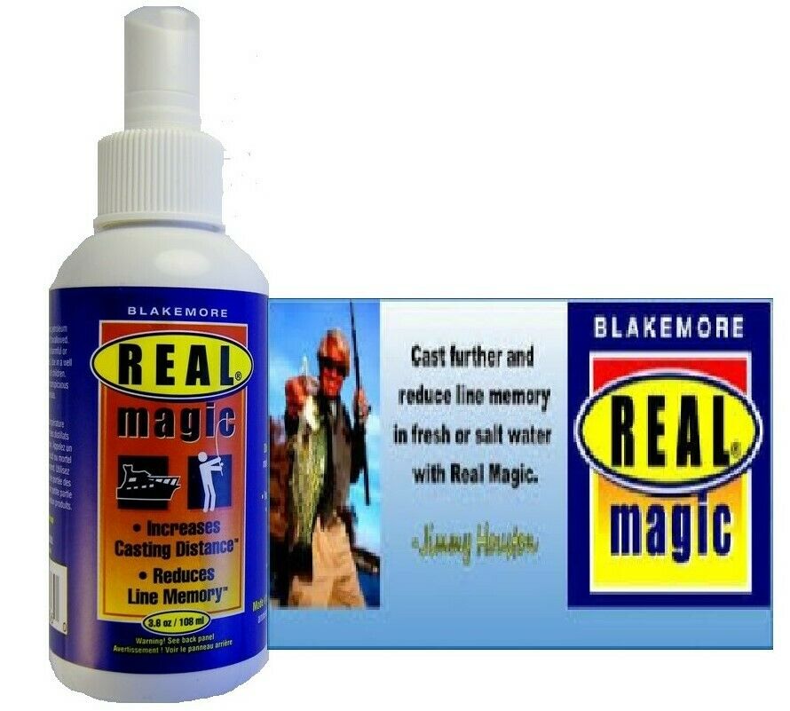 Real Magic Line Conditioner 3.6oz Tackle Box Reel Spray Pump By Tti Blakemore