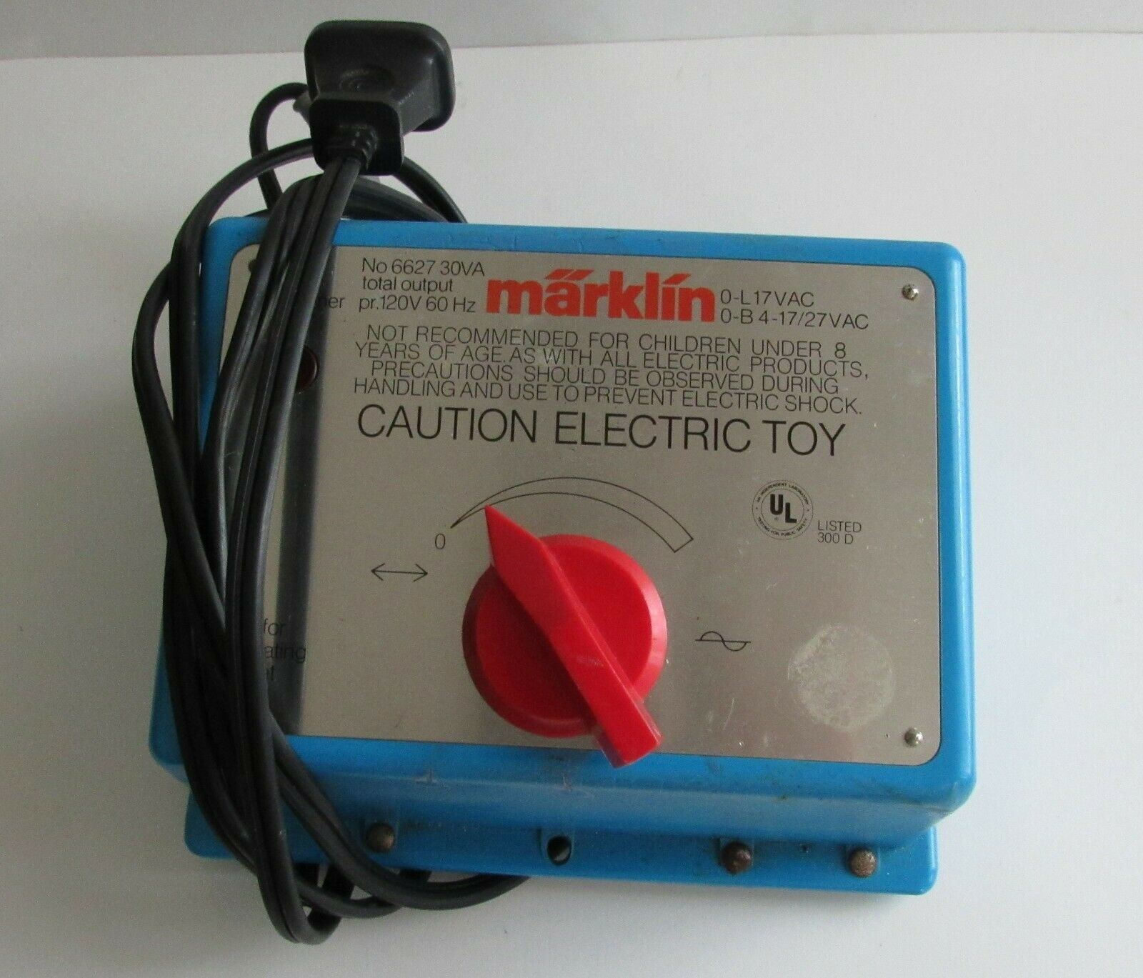 Marklin Ho #6627 Power Ac Transformer Power Pack ~ 30 Va Total Output - Tested