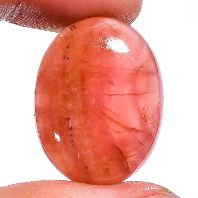 43.75 Ct. Natural Rhodochrosite Oval Cabochon Loose Gemstone For Jewelry Ak-8735